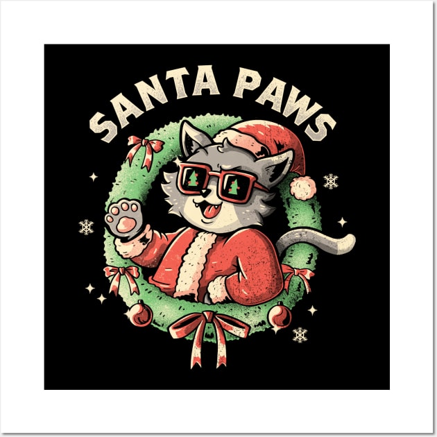 Santa Paws Ugly Sweater by Tobe Fonseca Wall Art by Tobe_Fonseca